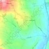 Wessington CP topographic map, elevation, terrain