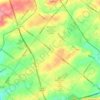 Whitpain Township topographic map, elevation, terrain