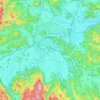 Ljubljanica topographic map, elevation, terrain