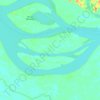 Amazon River topographic map, elevation, terrain