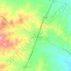 Round Mountain topographic map, elevation, terrain