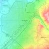 Andijan topographic map, elevation, terrain