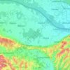 Plitvica topographic map, elevation, terrain