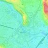 Skopje Fortress topographic map, elevation, terrain