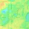 Lake Kelly topographic map, elevation, terrain