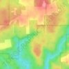 Jackson Hole topographic map, elevation, terrain
