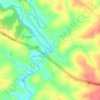 Elk Creek topographic map, elevation, terrain