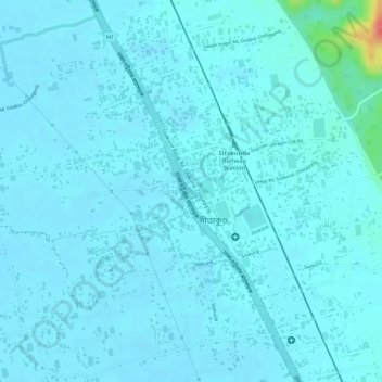 Sitakunda topographic map, elevation, terrain