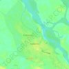 Kabansk topographic map, elevation, terrain