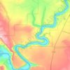 Glen Canyon topographic map, elevation, terrain