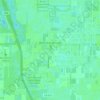 West Vero Corridor topographic map, elevation, terrain