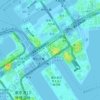 Symbol Promenade Park topographic map, elevation, terrain