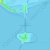 Eastern Scheldt Barrier topographic map, elevation, terrain