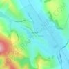 Hîncești topographic map, elevation, terrain