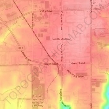 Johnson Lake topographic map, elevation, terrain