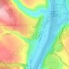Rezina topographic map, elevation, terrain
