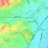 菱(上)池 topographic map, elevation, terrain