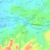 Sungai Linggi topographic map, elevation, terrain