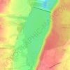 Lac de Puydarrieux topographic map, elevation, terrain