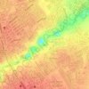 Ngong river topographic map, elevation, terrain