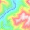 Royal Gorge topographic map, elevation, terrain