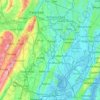 Passaic River topographic map, elevation, terrain