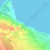 Humewood Beach topographic map, elevation, terrain