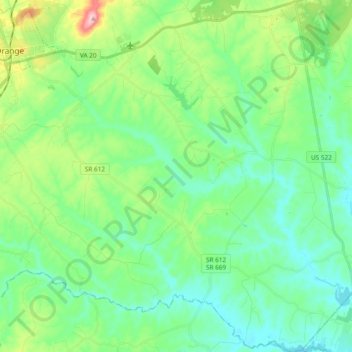 201 District topographic map, elevation, terrain