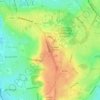 Forest of Arden topographic map, elevation, terrain