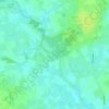 Kasteel van Poeke topographic map, elevation, terrain