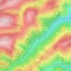 Muntele Băișorii topographic map, elevation, terrain