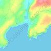 Red Strand topographic map, elevation, terrain