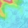 FRIM Selangor Forest Park topographic map, elevation, terrain