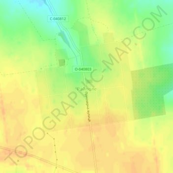 Raipole topographic map, elevation, terrain