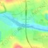 Boyne topographic map, elevation, terrain
