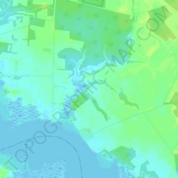 Skeleton Creek topographic map, elevation, terrain