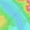 Capilano Lake topographic map, elevation, terrain