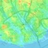 Sungai Segget topographic map, elevation, terrain