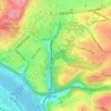 Panther Hollow Lake topographic map, elevation, terrain