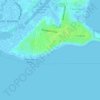 Lordship Beach topographic map, elevation, terrain