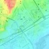 Banglore Town topographic map, elevation, terrain