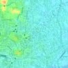 Chaktai khal topographic map, elevation, terrain