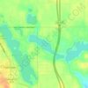 Little Long Lake topographic map, elevation, terrain