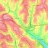 Bullock-Pens Park topographic map, elevation, terrain