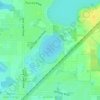 Millsite Lake topographic map, elevation, terrain