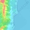 Cocoplum topographic map, elevation, terrain