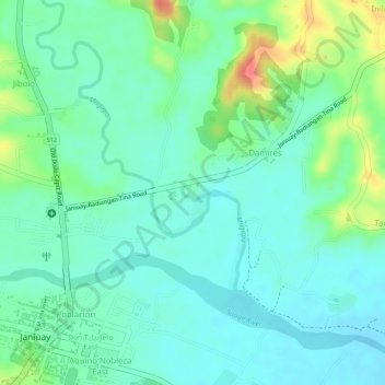 Magapa topographic map, elevation, terrain