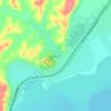 Чашка topographic map, elevation, terrain