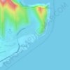 Alan Davis Beach topographic map, elevation, terrain