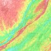 Kittatinny Mountain topographic map, elevation, terrain